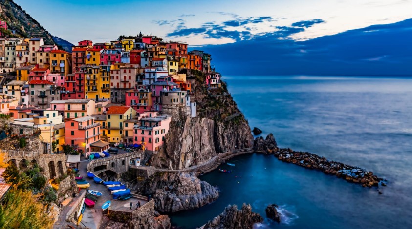 picturesque beauty of Cinque Terre in Italy