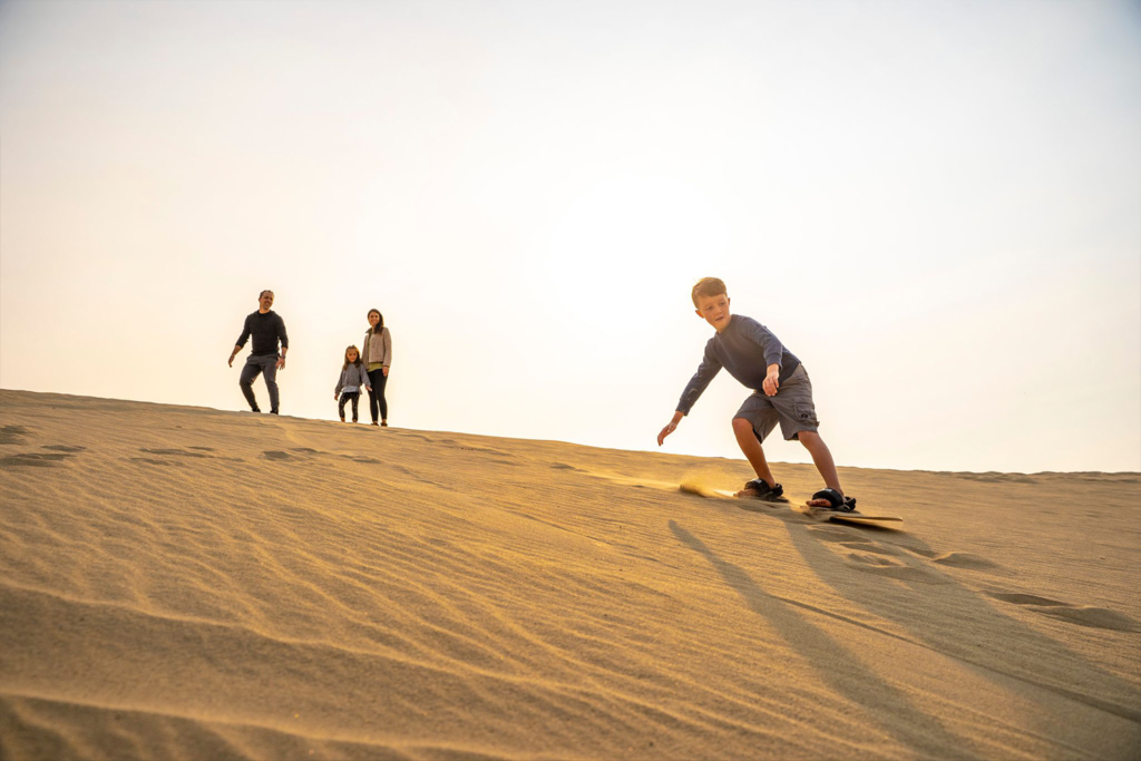 Surfing and Exploring Sand Dunes