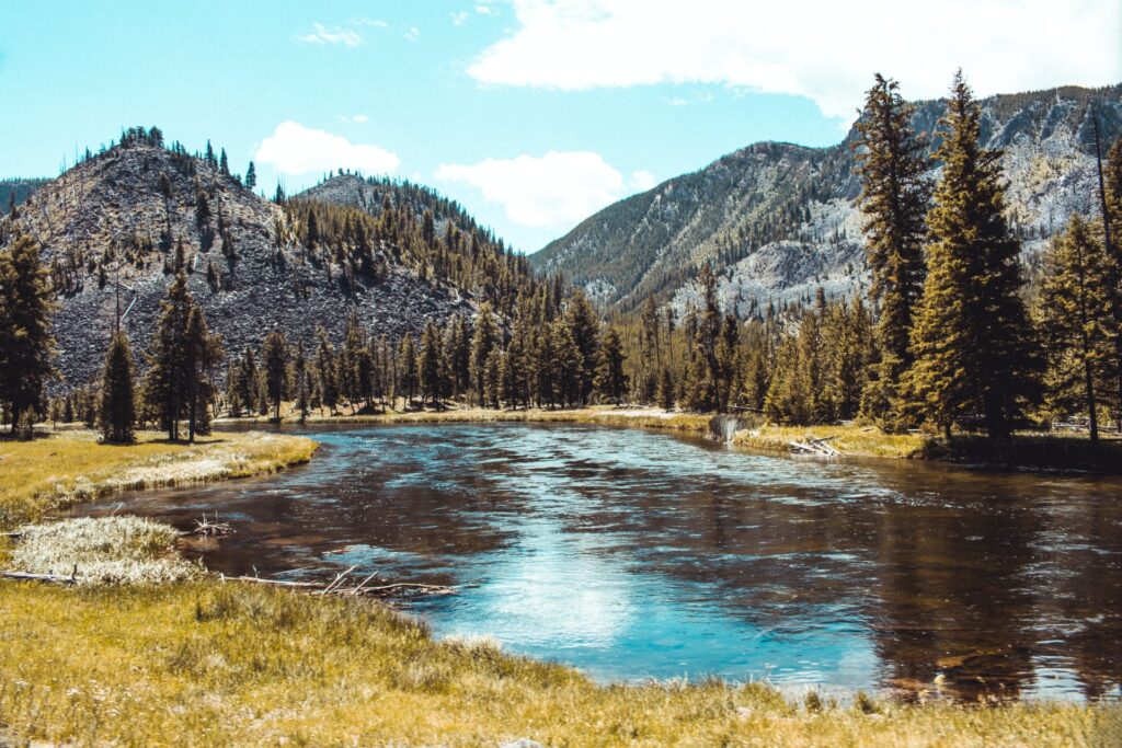 Take a tour of Yellowstone National Park's natural attractions