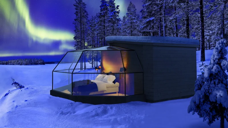 Are There Extra Features Available in the Glass Igloo Accommodation?