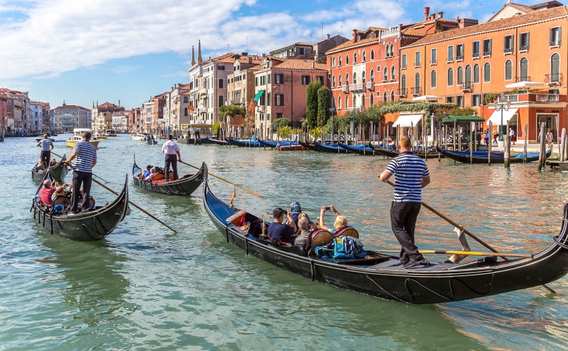 Indulging in a Scenic Gondola Ride in Venice