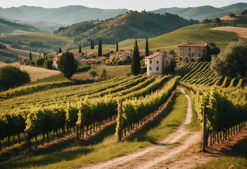 Admiring the Serenity of Tuscany