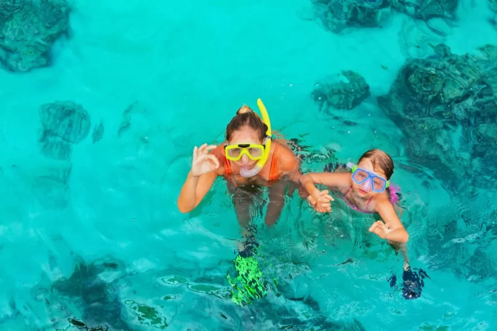 Island hopping and snorkeling in the pristine waters