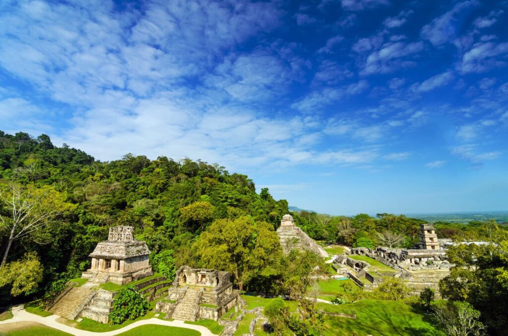 Palenque and the surrounding areas