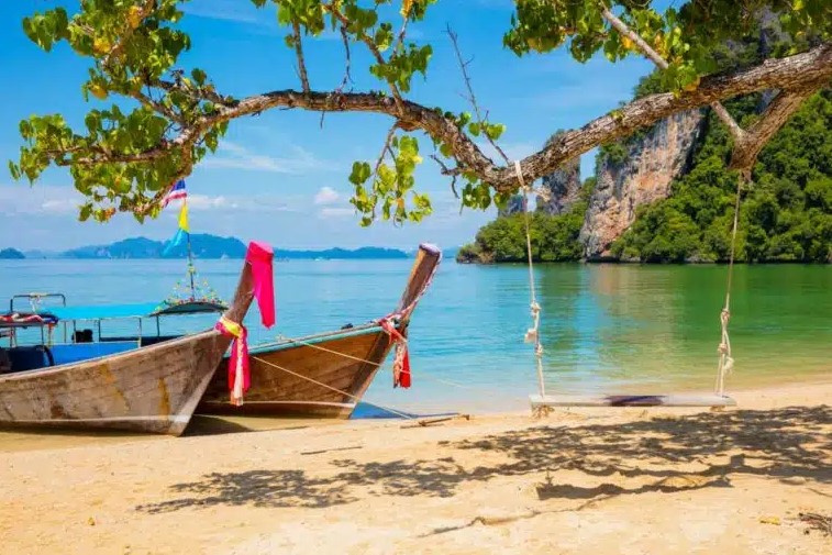 beach vacation in Thailand