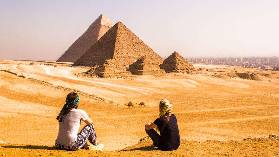 Exploring the Pyramids of Giza